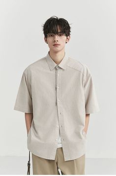 Embrace effortless sophistication with our Oversized Short Sleeve Stitch-Detail Button-Up Shirt, perfectly blending comfort and style.
This casual yet polished button-up boasts high-quality, 100% cotton fabric that offers both a soft touch and durability. Detailed stitching adds texture and a touch of uniqueness to the minimalist design, while its relaxed fit ensures day-to-night versatility.
Pair this piece with slim-fit trousers for a smart-casual work look or roll up the sleeves and combine i Oversized Shirts Women, Smart Casual Work, Practical Fashion, Oversized Shirts, J Fashion, Shirts Women, Slim Fit Trousers, Work Looks, Beachwear For Women