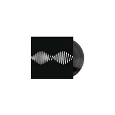 an image of a black record with white sound waves on the front and back side