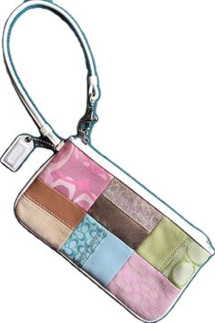 Bags Coach, Coach Wristlet, Wristlets, Coach Bags, Clutches, Color White, Super Cute, Embroidery, Zipper