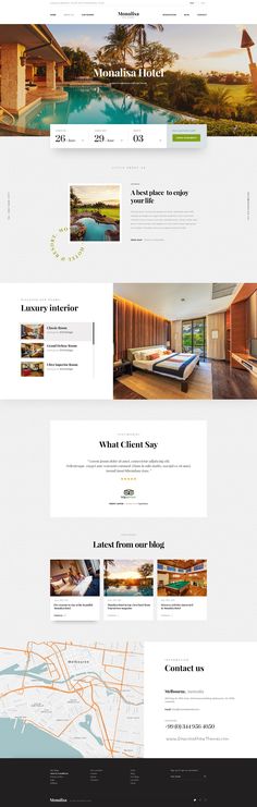 an image of a website design for a real estate