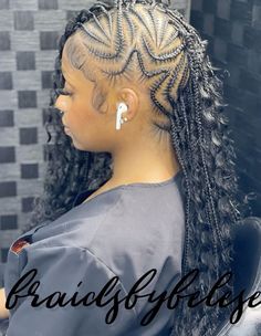 Cornrows Natural Hair, Hair Shows, Long Braids, Helix Piercing, Goddess Braids, Cute Everyday Outfits, Braid Styles, Black Women Hairstyles, Hair Inspo