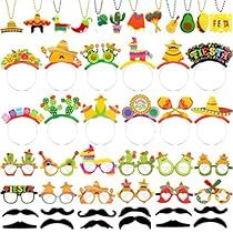 an assortment of different colored glasses and mustaches