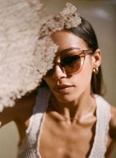 When you're looking to stand out, reach for this chic and striking oversized cat-eye frame that's flattering on so many face shapes. Many Faces, Cat Eye Frames, Polarized Sunglasses, Strip Lighting, Face Shapes, Cat Eye, Sunglasses, Lighting, Frame