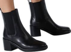 Tony Bianco, Black Ankle Boots, Classic Black, Block Heels, Ankle Boot, Ankle Boots, Elastic, Collage, Heels