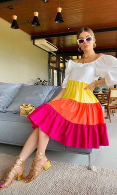 Ready To Wear 2023 Summer, Ready To Wear 2023, Mode Kimono, Bollywood Outfits, Trendy Dress Outfits, Classy Dress Outfits, Colorblock Dress, Girls Fashion Clothes, Western Dresses