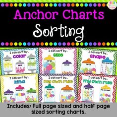 an anchor chart for spring with pictures and words