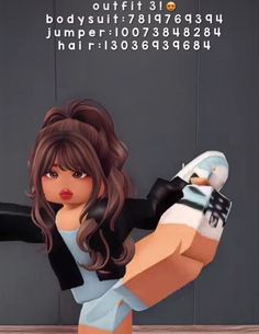 Brookhaven Codes Girl, Roblox Gym Outfit Codes, Bery Avenue Code, Bery Avenue Outfit Code, Bloxburg Outfit Codes Summer, School Gym Outfits, Bloxburg Outfits, Brown Hair Roblox