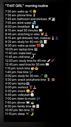 Daily Routine Schedule Glow Up Summer, Morning Routines For Weekends, Good Day Routine, Summer Glow Up Day Routine, Healthy Study Routine, Morning Routine For School Leave At 8:10, Sunday Morning Routine Aesthetic, Productive Routine Schedule, Weekend Routine Schedule