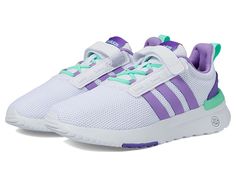 White Violet, Adidas Kids, Girls Shoes Kids, Workout Session, Stay Active, Shoes White, Adidas Performance, Lace Up