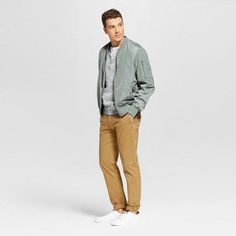 Men's Slim Fit Hennepin Chino Pants - Goodfellow & Co Light Brown 32X34 Slim Fit Chino Pants, Slim Fit Men, Chinos Pants, Light Brown, Jeans Pants, Parachute Pants, Jeans Size, Khaki Pants, Slim Fit