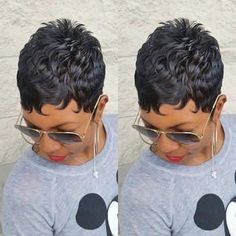 #nice 27 Piece Quick Weave, 27 Piece Hairstyles, Short Hair Dont Care, Short Quick Weave, Black Hair Short Cuts, Quick Weave Hairstyles, Sassy Hair, Quick Weave