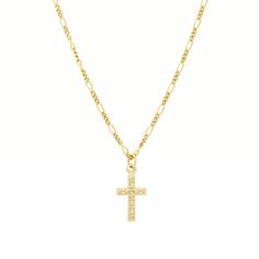 Gold necklaces Dainty Crucifix Necklace With Adjustable Chain, Everyday Gold Plated Cross Pendant Necklace, Gold Plated Cross Necklace With Delicate Chain, Yellow Gold Cross Charm Necklace With Delicate Chain, Delicate Yellow Gold Cross Charm Necklace, 14k Gold Filled Cross Necklace With Delicate Chain, Dainty Crucifix Cross Necklace With Delicate Chain, Dainty Gold Cross Chain Necklace, Yellow Gold Crucifix Necklace With Delicate Chain