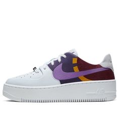 (WMNS) Nike Air Force 1 Sage Low LX 'Grey Dark Orchid' BV1976-003 (AF1/SNKR/Retro/Skate/Casual/Low Top/Women's) Air Force 1 Sage Low, Nike Air Force 1 Sage Low, Dark Orchid, Nike Air Force 1, Stylish Sneakers, Air Force 1, Nike Air Force, Low Top, Perfect Pair