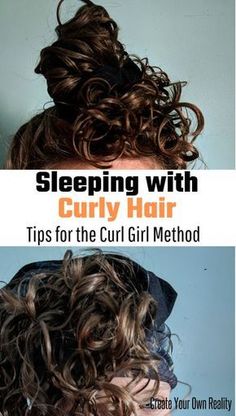 Sleeping With Curly Hair, Sleep With Curly Hair, The Curly Girl Method, Hair 50, Curly Hair Overnight, How To Sleep, Curly Girl Method, Hair Help, Curly Hair Inspiration