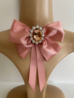 Elegant Pink Bow For Gift, Elegant Adjustable Pink Bow Tie, Elegant Pink Adjustable Bow Tie, Pink Bow Tie As Gift, Pink Bow Tie Perfect As Gift, Pink Bow Tie For Gift, Pink Ribbon Jewelry For Formal Occasions, Pink Bow Tie Gift, Elegant Pink Bow For Black Tie Events