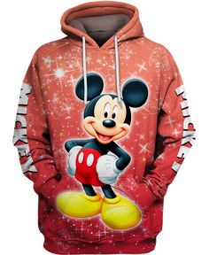 Mickey Mouse Hoodie, 3d Shirt, Matching Pajamas, Hoodie Outfit, Iconic Characters