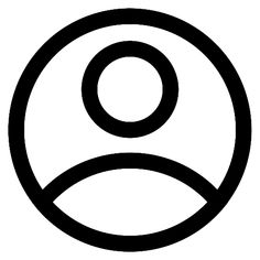 a black and white circle with an emoticive symbol in it's center