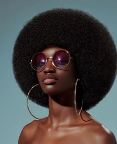 Afro Hair, Portrait Inspiration, 인물 사진, Afro Hairstyles, Brown Skin, Art Reference Photos