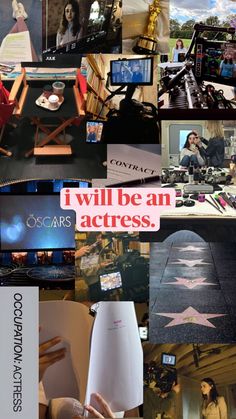 Manifesting Acting Career, Acting Manifestation Board, Actress Manifest Board, Actor Manifestation, Vision Board Ideas Career, Acting Career Aesthetic Vision Board, Actress Manifest, Film Manifestation, Acting Manifestation