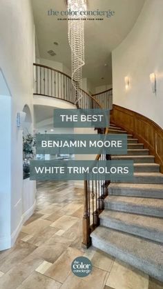 the best white trim colors for stairs and railings in your home or office area