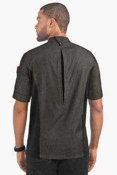 Industry Line Men's Chambray Short Sleeve Chef Coat, Mesh Chef Coat Chef Coats, Chef Uniforms, Chef Jackets, Chef Pants, Chef Wear, Chef Uniform, Shop Apron, Compression Wear, A Place For Everything