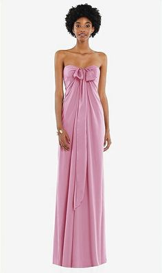 Draped Satin Grecian Column Bridesmaid Dress With Convertible Straps In Powder Pink | The Dessy Group Island Bridesmaid Dresses, Maternity Guest Wedding Dress, Warm Color Bridesmaid Dresses, Formal Dresses Maxi, Elegant Silk Maxi Dress, Prom Inspo Dress, Pink Floral Bridesmaid Dresses, Pink Satin Bridesmaid Dresses, Baby Pink Bridesmaid Dresses