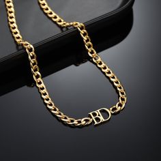 Personalize this cuban chain with your initials or surprise them with a meaningful gift. Rose Gold Metal, Plate Design, Cuban Chain, Personalized Necklace, Gold Plated Silver, Fantastic Gifts, Gold Plated Jewelry, Jewelry Plate, Meaningful Gifts