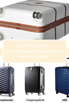 Polypropylene vs Polycarbonate vs ABS Luggage: What’s the Best? Hardside Spinner Luggage, Hardside Luggage, Travel Suitcase, Spinner Luggage, Carry On Suitcase, Business Trip, Suitcase Traveling