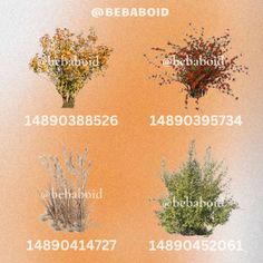 an image of different types of flowers in the same color and size as well as numbers