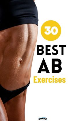 Best Exercise For Abs | 30 Best Ab Exercises & Ab Workout  Here are 30 of the best ab exercises to help tone your stomach. These ab exercises can be done in the gym or at home to tone your stomach.  To get the best results from doing these ab exercises, make sure you are eating a high protein diet that puts you into energy defecit.  What was your favourite ab exercise?  Please leave a comment on the pin and let me know how you got on.  #abworkout #abexercises #wptfitness Tone Your Stomach, Best Ab Exercises, Get Abs, Workout Stuff, Protein Diet, Best Exercise