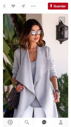 E Commerce, Chic Outfits, Trendy Outfits, Insta Fashion, Style Me, Duster Coat, Women's Blazer, Kimono Top, Bell Sleeve Top