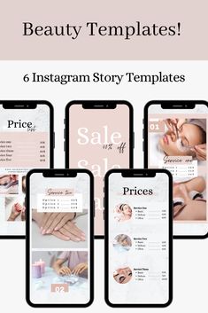 the instagram story templates for beauty products