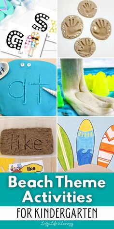 beach theme activities for kids to make