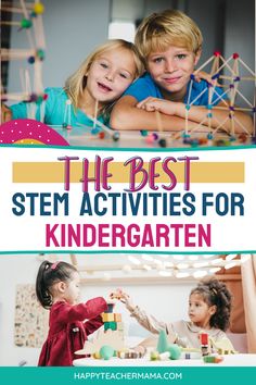 Engineering For Kindergarten, Math Stem Activities Kindergarten, Large Group Stem Activities, Early Elementary Stem Activities, Stem Activities Kindergarten Free, Stem Projects For Kindergarten, Stem For Kindergarten Activities, Stem For Elementary Students, Stem Kindergarten Activities