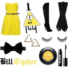 Bill Cipher by raissaspina on Polyvore. Only missing the cane and top hat! Bill Cipher Outfit, Gravity Falls Outfit, Gravity Falls Costumes, Gravity Falls Cosplay, Tikki Y Plagg, Fandom Fashion, Disney Inspired Outfits, Fandom Outfits, Bill Cipher