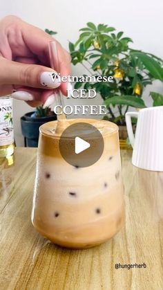 Vishwas Vardhan on Instagram: "Vietnamese Iced Coffee ☕️

Ingredients :
For Coffee Mix
🌿 1 tbsp Condensed Milk
🌿 2 tbsp Coffee powder 
🌿 20 ml hot water

Vanilla cold Foam
🌿 1/2 tbsp Vanilla Syrup
🌿 2 tbsp cream
🌿 1 tbsp milk

In the glass:
🌿 1/4 cup milk 🥛 
🌿 ice cubes
🌿 cold foam

#vietnameseicedcoffee#icedcoffee
#coldcoffee#coffee #homemade #instantcoffee#cocktailrecipe#beverages #hungerherb" Cold Coffee Recipes Homemade, 2 Ingredient Mousse, Vanilla Cold Foam, Milk Ice Cubes, Coffee Homemade, Vietnamese Iced Coffee, Coffee Beverages, Coffee Ingredients, Vietnamese Coffee