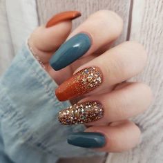 Fall Gel Nails, Cute Nails For Fall, Fall Acrylic Nails, Cute Gel Nails, Thanksgiving Nails, Autumn Nails, Fall Nail, Fabulous Nails