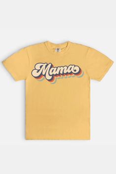 Show off your mama pride in style with this Mama Shirt! Perfect for a day out with the little ones, this classic tee oozes vintage vibes and provides ultimate comfort. Get ready for the compliments - and all the love! Cute outfit idea for mom! New Mom Gift, New Mom