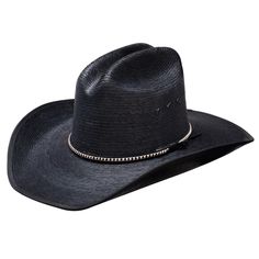 PRICES MAY VARY. rustic black Mexican Palm straw cowboy hat Asphalt Cowboy, from Resistol’s Collection, is a rustic black Mexican Palm straw cowboy hat that boasts a 4 1/8” bound brim and a black band with a continuous x-stitched pattern through it. The Gus crown, profile JA, measures 3" in the front and 4" in the back. Black Cowboy Hat Outfit Men, Mexican Cowboy Hat, Cowboy Hat Black, Mexican Palm, Black Cowboy Hat, Straw Cowboy Hat, Black Cowboy, Jason Aldean, Cowboy Hat