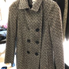 New Without Tags. Never Worn. Got It As A Gift. Croft And Barrow, Pea Coat, Pea Coats, Croft & Barrow, Got It, Wool Sweaters, Black Gray, Black And Grey, Matter