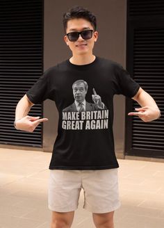 #ad Great Shopping Nigel Farage T-Shirt, Reform UK T-shirt, Make Britain Great Again tshirt, gift, Fashion womens top Fashion Tops, Top Outfits, T Shirts, T Shirt, Clothes