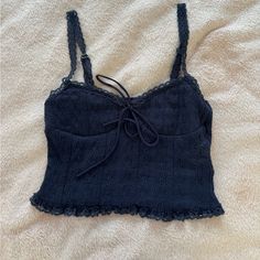 - Comfy Navy Blue Tank! - Amazing Shape - Never Used Edikted Tops, Blue Top, Blue Tube Top, Navy Blue Top, Tube Top, Tank Tops Women, Summer Outfits, Women Accessories, Crop Tops