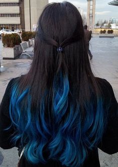 Black Hair Tips, Ombré Hair, Trendy Hair Color