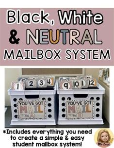 the mailbox system includes everything you need to create simple & easy student mailbox systems