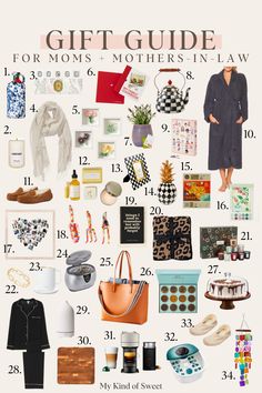 the gift guide for moms and mothers in law