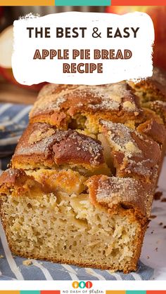 the best and easy apple pie bread recipe