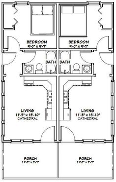 the floor plan for a three bedroom apartment