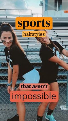 Cute And Easy Basketball Hairstyles, Hairstyles For Tennis Players, Good Basketball Hairstyles, Hair Styles For Cheer Practice, Cute Softball Hairstyles For Short Hair, Athletics Hair Styles, Volley Ball Hairstyles Easy, Lacrosse Hairstyles Easy, Hairstyles For Athletics