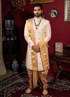 Mens Outfits Marriage, Pelli Dress For Men, Marriage Dress For Men Indian Formal, South Indian Groom Outfit For Men, Mens Indowestern Outfits Wedding, Marriage Dress For Men, Bridegroom Outfits, Groom Indian Wedding Outfits, Engagement Dress For Groom