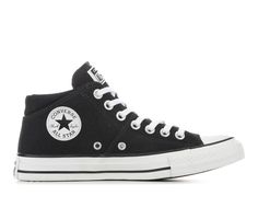 Women's Converse Madison Mid-Top Sneakers Converse Madison Mid, Converse Mid Tops, Ysl Earrings, Star Branding, Tiffany Co Rings, Mid Sneakers, Mid Top Sneakers, Converse Style, Black Converse